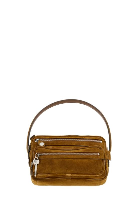  아크네 스튜디오 카메로 파티 스웨이드 백 C10284295 Brown - ACNE STUDIOS