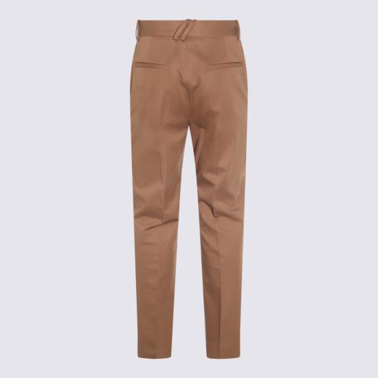  버버리 테일러드 하이 웨이스트 팬츠 8106370B2039 Brown - BURBERRY