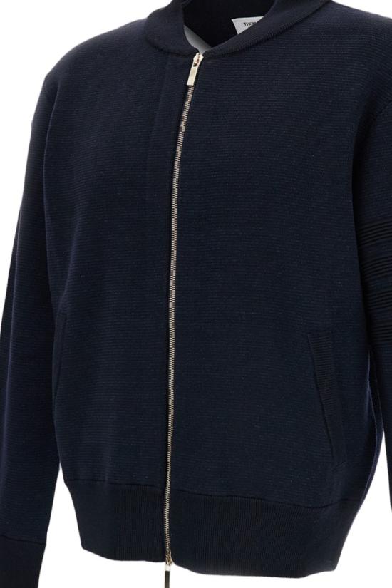 26FW 톰브라운 봄버 자켓 MKJ144AY1055415 Blue - THOM BROWNE