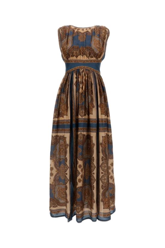26FW 짐머만 롱 원피스 5514DSS263DBPL Brown - ZIMMERMANN