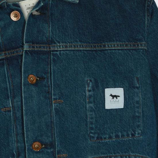 26SS 메종키츠네 데님 자켓 9900020518 Blue - MAISON KITSUNE