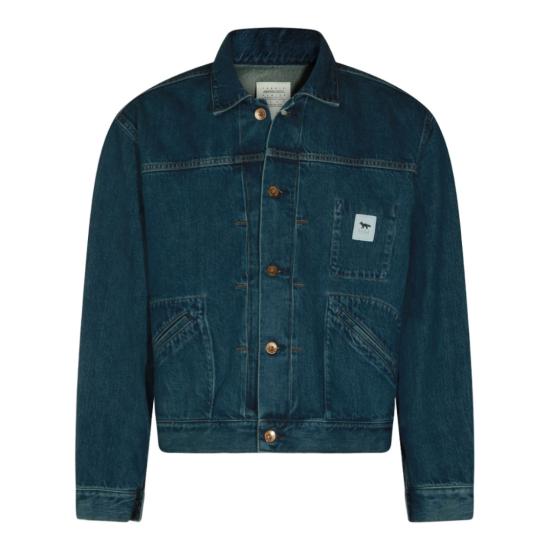 26SS 메종키츠네 데님 자켓 9900020518 Blue