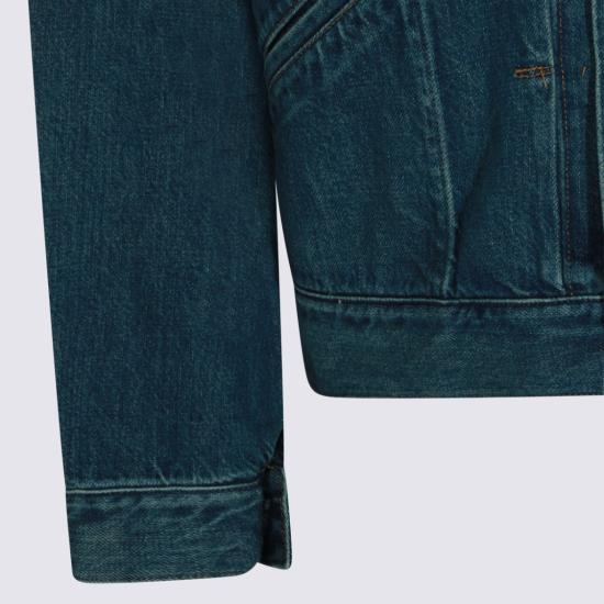 26SS 메종키츠네 데님 자켓 9900020518 Blue - MAISON KITSUNE