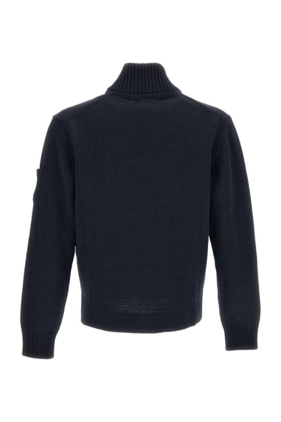 26SS 씨피 컴퍼니 컴팩트 코튼 지퍼 가디건 20CMKN092A110058A888 Blue - C.P. COMPANY
