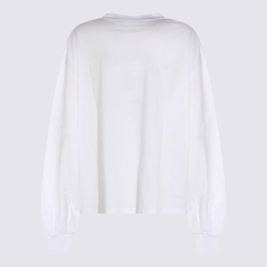 26FW 가니 긴팔 티셔츠 A1050241151 White - GANNI