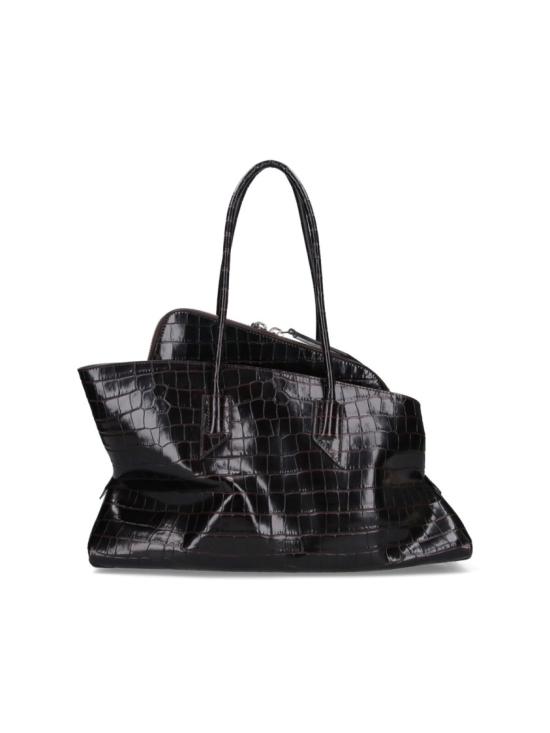 26FW 디 아티코 라 파세지아타 미디엄 탑 핸들 백 250WAH00054 LBT021PR207 Black