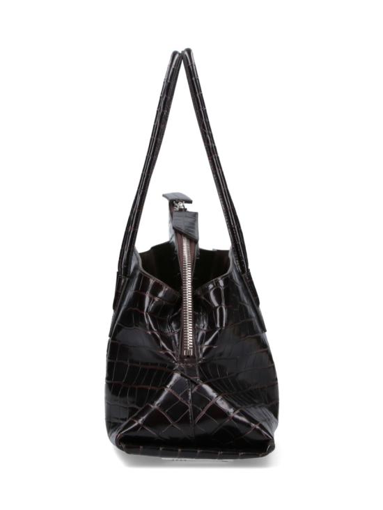 26FW 디 아티코 라 파세지아타 미디엄 탑 핸들 백 250WAH00054 LBT021PR207 Black - THE ATTICO