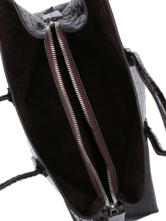 26FW 디 아티코 라 파세지아타 미디엄 탑 핸들 백 250WAH00054 LBT021PR207 Black - THE ATTICO