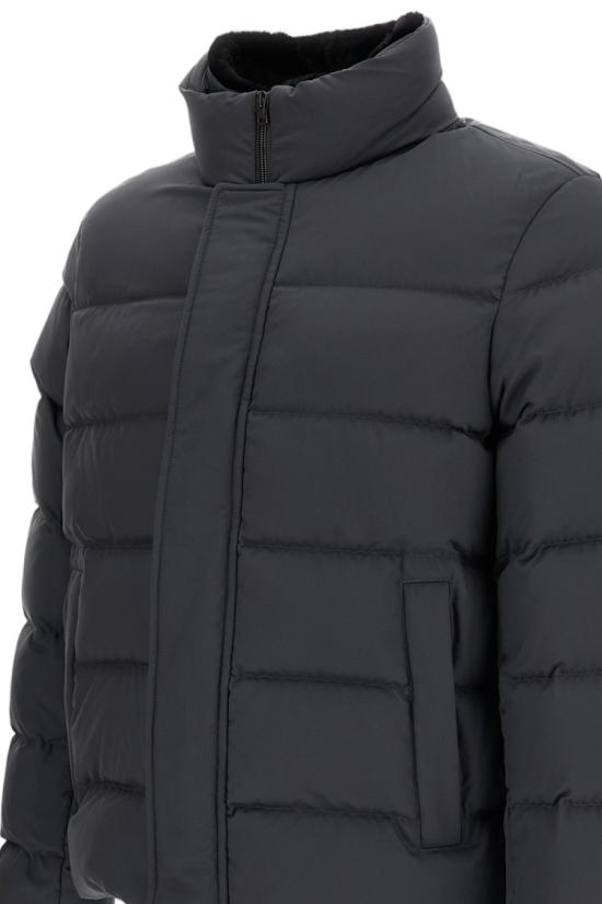 26FW 에르노 아렌델레 포 퍼 봄버 다운 자켓 PI001019U12414Z9487 Black - HERNO