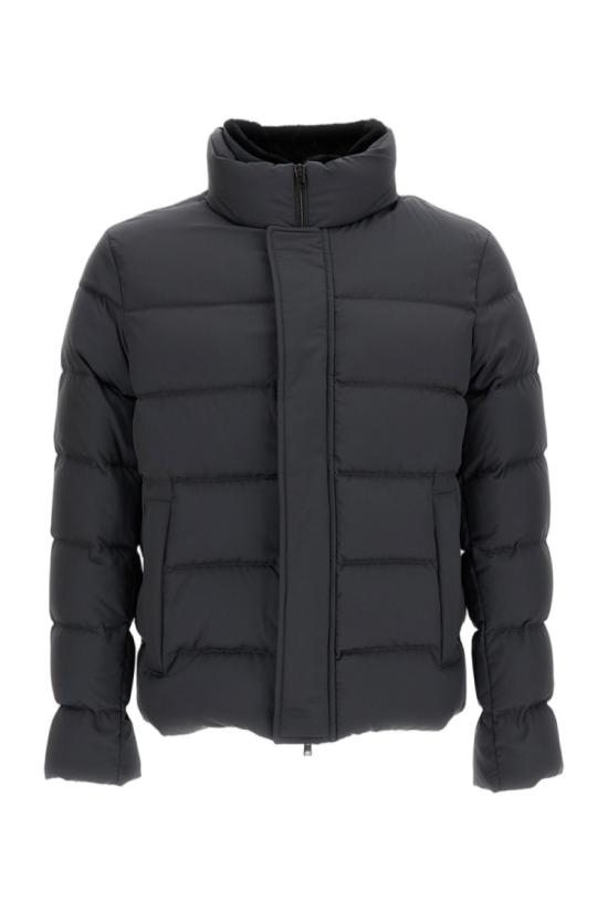 26FW 에르노 아렌델레 포 퍼 봄버 다운 자켓 PI001019U12414Z9487 Black