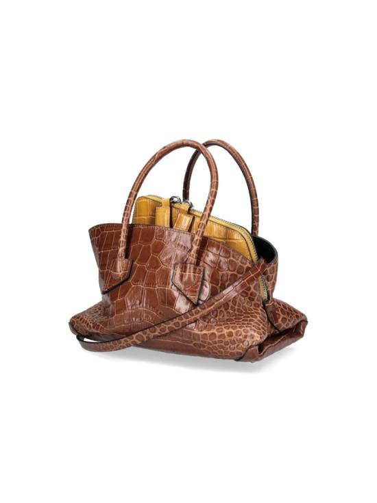 26FW 디 아티코 토트백 260WAH00063 LBT155PR490 Brown - THE ATTICO