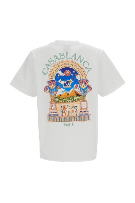 26FW 카사블랑카 반팔 티셔츠 PF26JTS00108WHITE - CASABLANCA