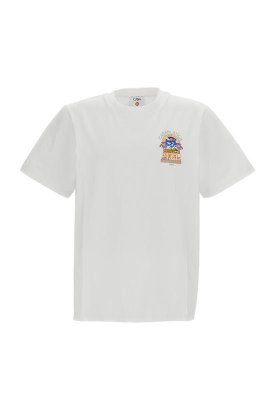 26FW 카사블랑카 반팔 티셔츠 PF26JTS00108WHITE