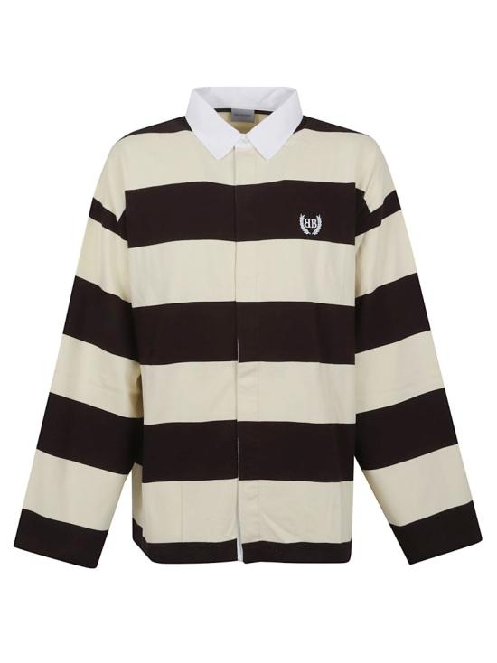 26SS 발렌시아가 폴로 티셔츠 871654MTUVL56110 Black