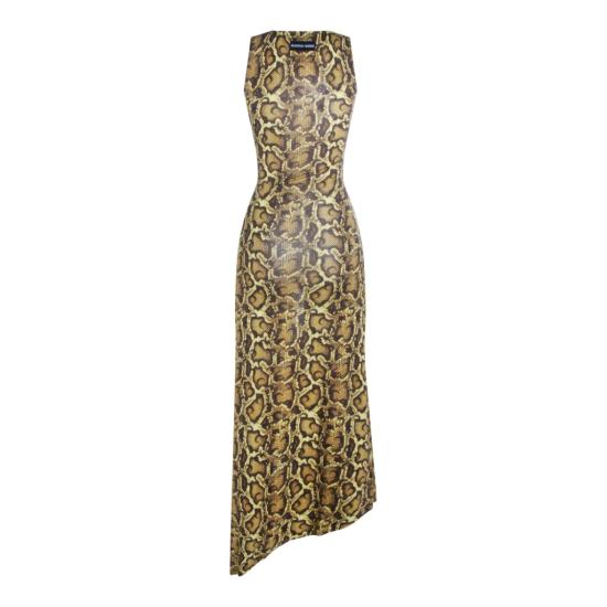 26SS 마린세르 롱 원피스 WDR481ACJER0108YE30 Yellow - MARINE SERRE