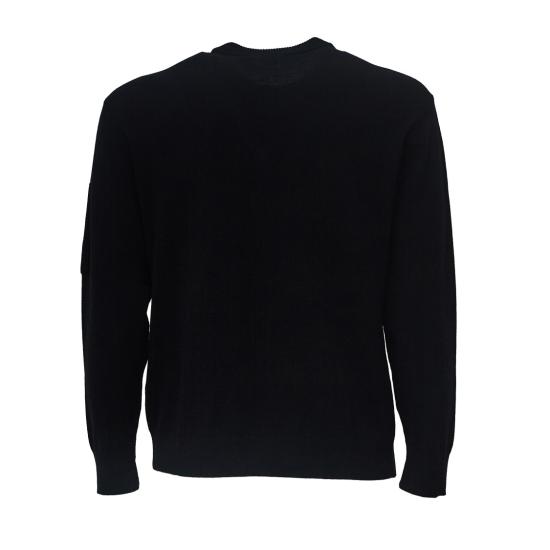 26FW 씨피 컴퍼니 스웨터 21CMKN069A005528A Black - C.P. COMPANY