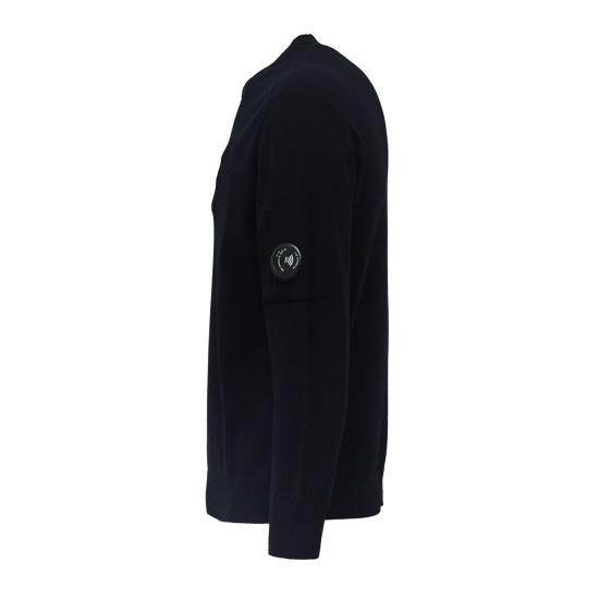 26FW 씨피 컴퍼니 스웨터 21CMKN069A005528A Black - C.P. COMPANY