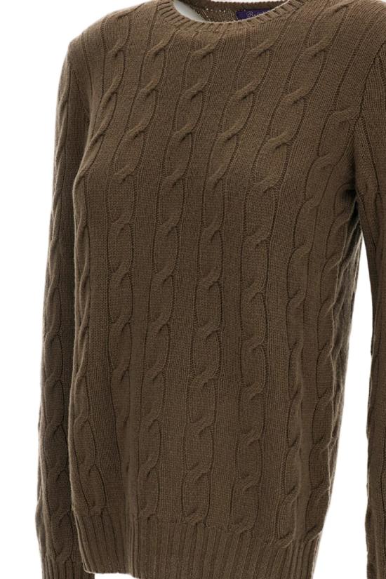 26FW 랄프 로렌 스웨터 290P24104005PORTOBELLO Brown - RALPH LAUREN