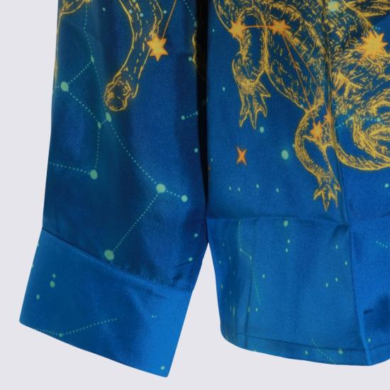 26FW 카사블랑카 긴팔 셔츠 MPF26SH00603 Blue - CASABLANCA