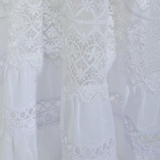 26SS 챠로 루이즈 이비자 롱 스커트 261402WHITE - CHARO RUIZ IBIZA