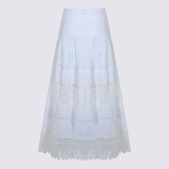 26SS 챠로 루이즈 이비자 롱 스커트 261402WHITE - CHARO RUIZ IBIZA