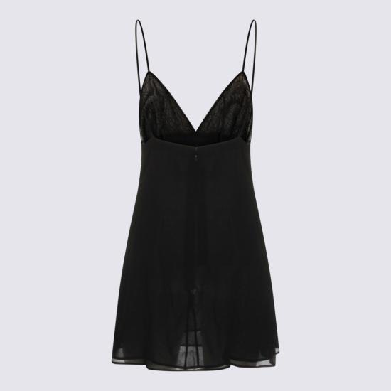 26SS 블루마린 숏 원피스 P644A429AN0990 Black - BLUMARINE