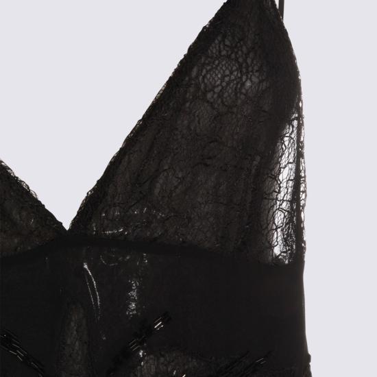 26SS 블루마린 숏 원피스 P644A429AN0990 Black - BLUMARINE