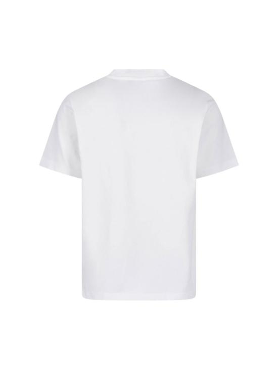 26FW 카사블랑카 반팔 티셔츠 M PF26 JTS 001 20CASABLANCA STACKED LOGO White - CASABLANCA