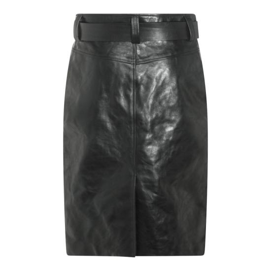 26SS 생로랑 미디 스커트 865021YCVD21000 Black - SAINT LAURENT