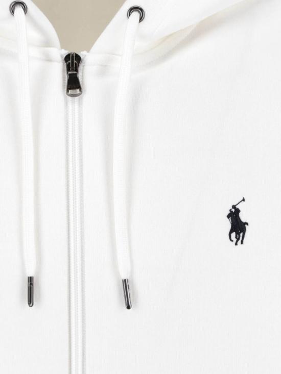 26FW 폴로 랄프로렌 더블 니트 후드 집업 710 881517083 White - POLO RALPH LAUREN