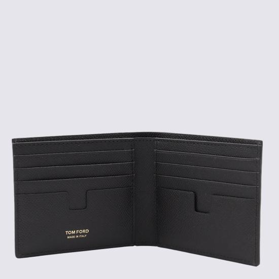26FW 톰포드 스몰 그레인 레더 반지갑 YM228LCL081GNAA Black - TOMFORD
