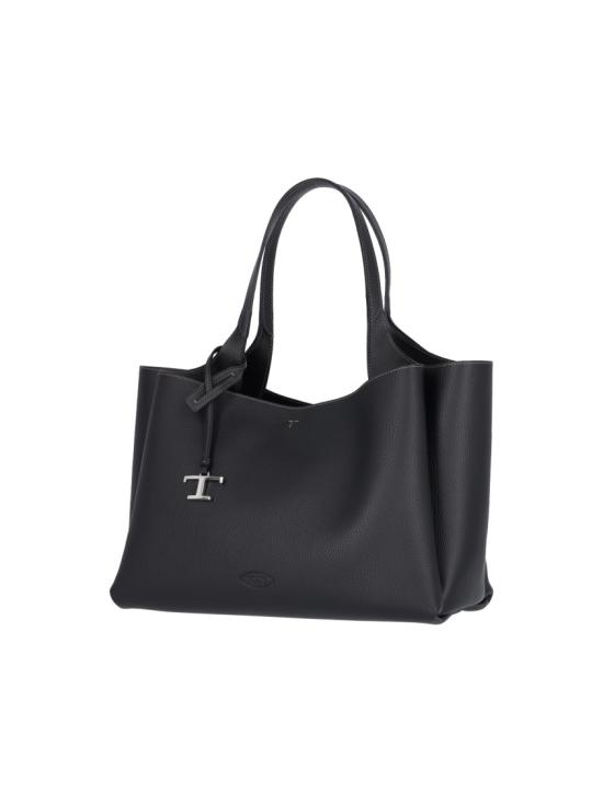 26FW 토즈 레더 백 미디움 XBWAPAF9300QRIB999 Black - TODS