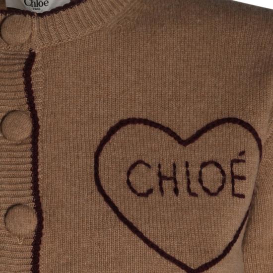 26FW 끌로에 가디건 CH26AMC15710218 Brown - CHLOE