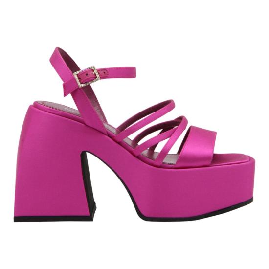  노달레토 샌들 NO1128124SHOCKING PINK SATIN