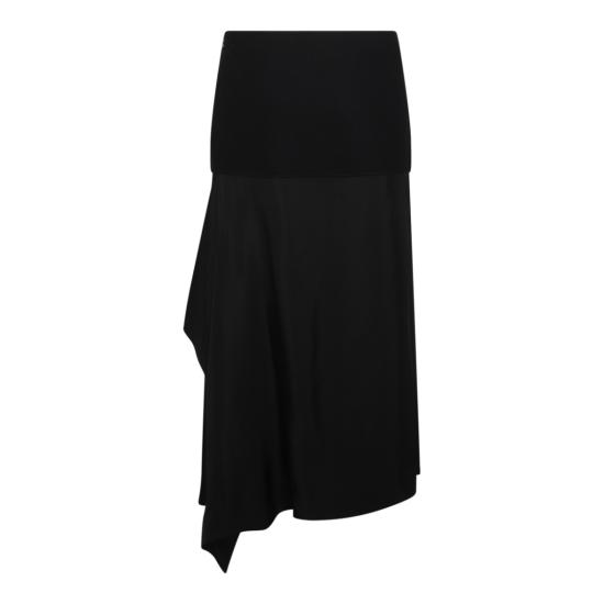  질샌더 롱 스커트 J02MA0233J20050001 Black - JIL SANDER