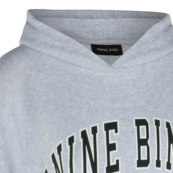 26FW 애니빙 후드 티셔츠 A0812493GRM1 Grey - ANINE BING