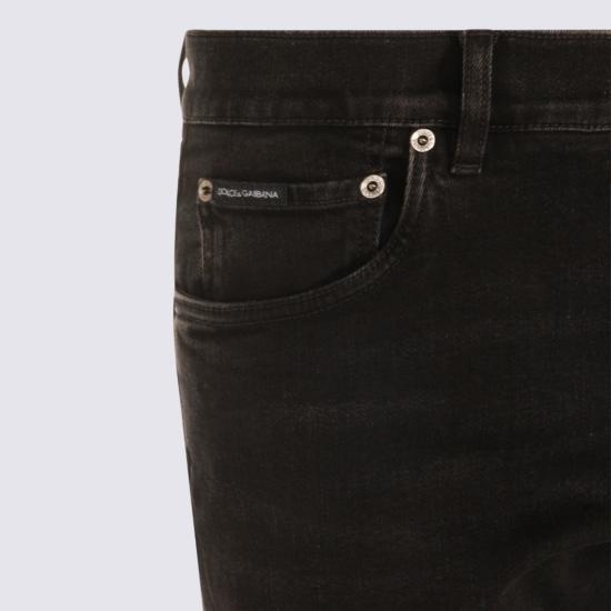 26FW 돌체앤가바나 데님 팬츠 GY07CZG8PJ1S9001 Black - DOLCE & GABBANA