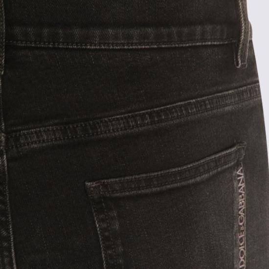 26FW 돌체앤가바나 데님 팬츠 GY07CZG8PJ1S9001 Black - DOLCE & GABBANA