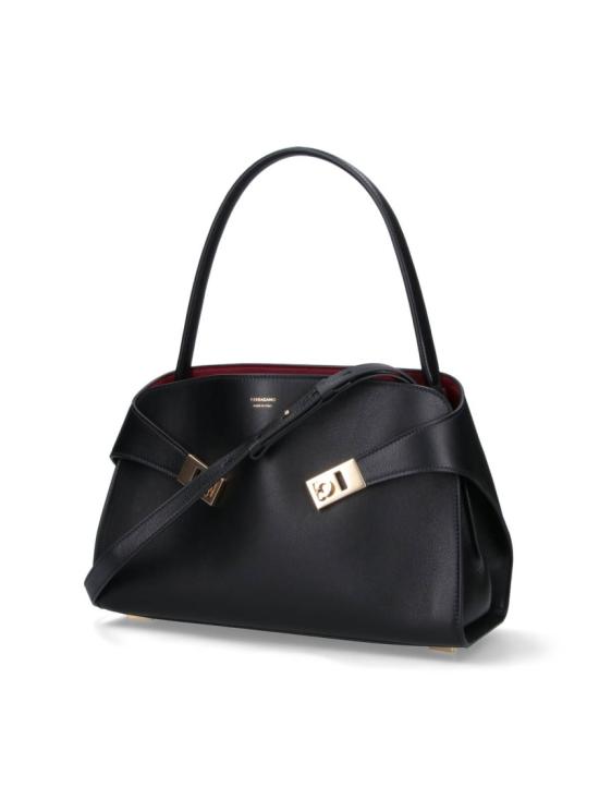 26FW 살바토레 페라가모 토트백 781694007 Black - SALVATORE FERRAGAMO