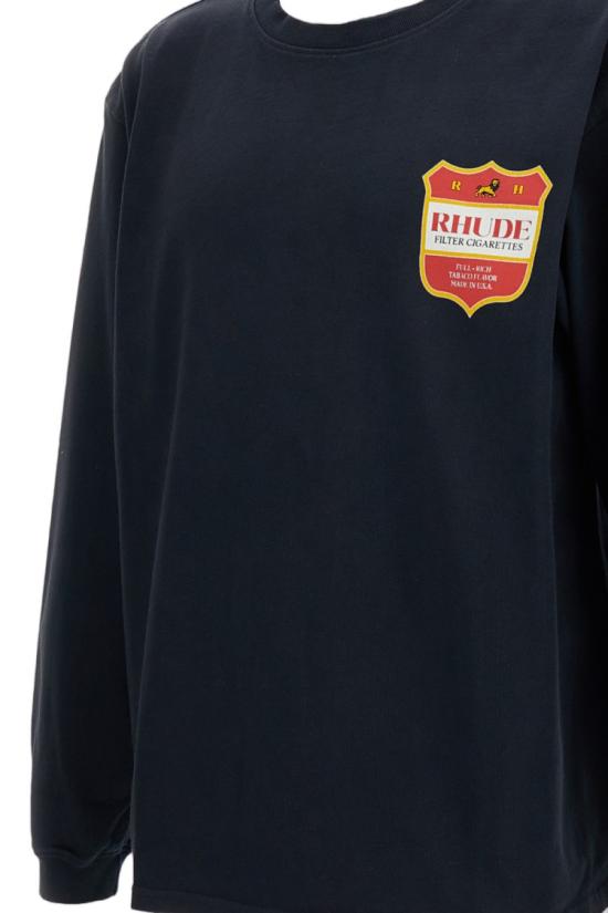 26FW 루드 긴팔 티셔츠 RHPF26TT150126499 Black - RHUDE