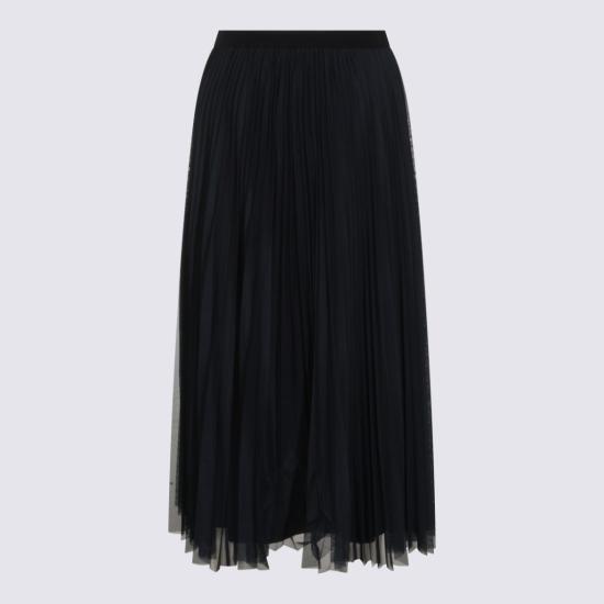 26FW 파비아나 필리피 롱 스커트 GND216F426M2645146 Black - FABIANA FILIPPI