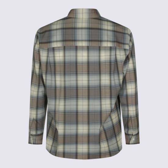 26SS 오라리 긴팔 셔츠 A26SS01LCBLUE GRAY CHECK Grey - AURALEE