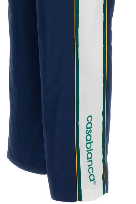 26FW 카사블랑카 트레이닝/조거 팬츠 PF26TR45801NAVYGREEN Blue - CASABLANCA