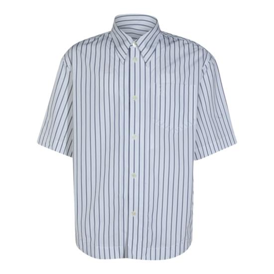 26SS 아미 포플린 반팔 셔츠 USH809CO0220A074 White