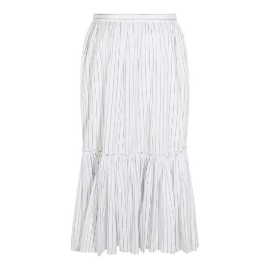 26SS 질샌더 미디 스커트 J02MA0373J45329154 White - JIL SANDER