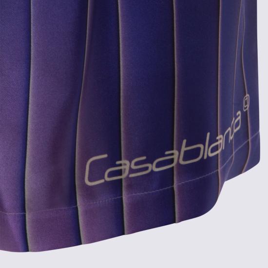 26SS 카사블랑카 숏팬츠 MSS26TR39907 Purple - CASABLANCA