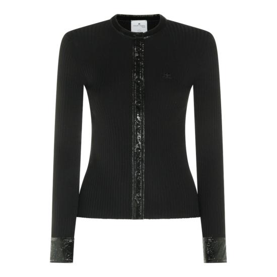 26FW 쿠레쥬 가디건 326MGI056FI00019999 Black