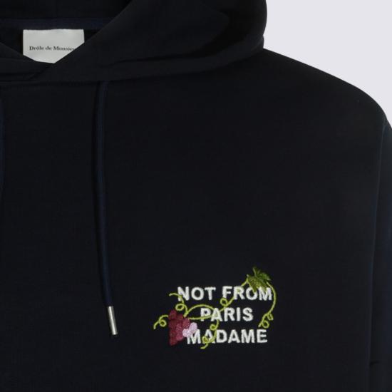 26FW 드롤드무슈 후드 티셔츠 LHO208CO127NY Black - DROLE DE MONSIEUR