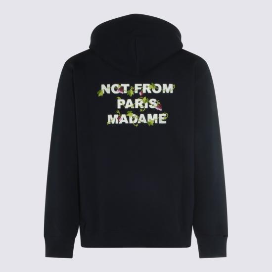 26FW 드롤드무슈 후드 티셔츠 LHO208CO127NY Black - DROLE DE MONSIEUR