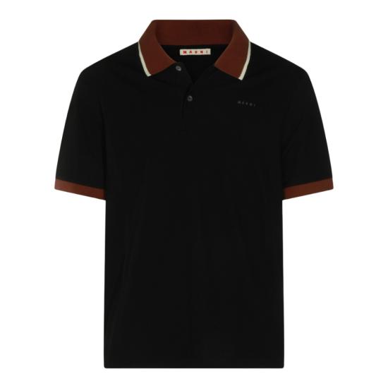 26FW 마르니 폴로 티셔츠 POJY0002LSUTC68800N99 Black